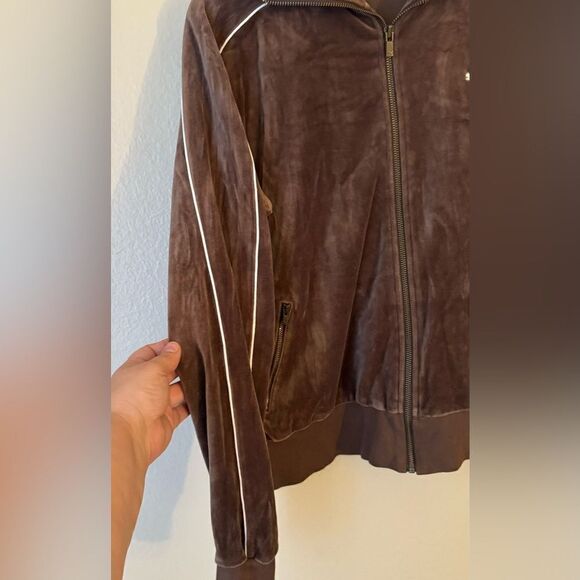 Vintage Puma Full Zip Velour Jacket - Large - Picture 5 of 7